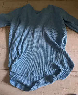 Blue Long Sleeve American Eagle Top thumbnail 1