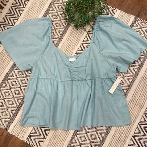 Abound NWT Cotton Crop Top thumbnail 1