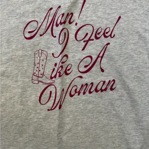 NWT- Abercrombie & Fitch Shania Twain Western Cotton Skimming Tee size large thumbnail 6