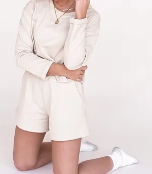✨HP✨Madison Cotton Lounge Top and Shorts Set✨ Size L thumbnail 1