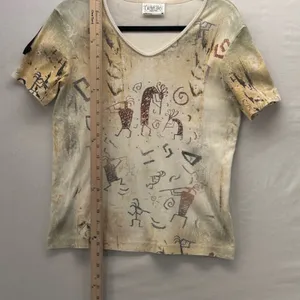 Cactus Bay Vintage‎ Y2K Top Cream Medium thumbnail 10