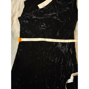 NWT Zara Black Velvet‎ One Shoulder Mini Dress Asymmetrical SZ Small Formal Chic thumbnail 6