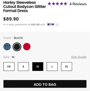Black maxi bodycon dress with cut-out detail Windsor Harley Sleeveless Cutout Bodycon Glitter Formal Dress thumbnail 4
