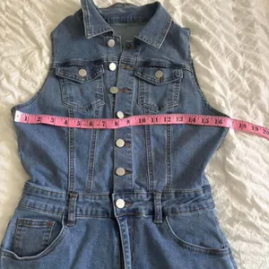 Unbranded Women's Blue and White Playsuit-romper thumbnail 8