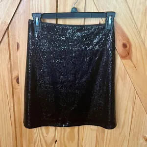 White House Black Market Black Mini Skirt -NWT thumbnail 2
