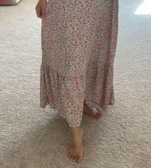 Floral halter neck dress. S Pink thumbnail 10