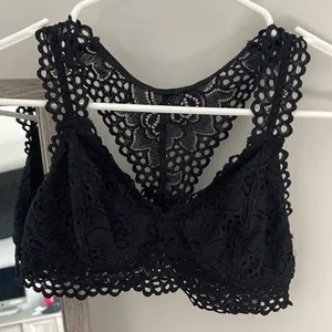 ‎Aerie Black lace bralette.Size Small thumbnail 3