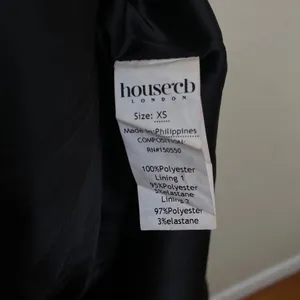 House of CB Loretta Black Satin Corset Off Shoulder‎ Dress size XS NWOT thumbnail 12