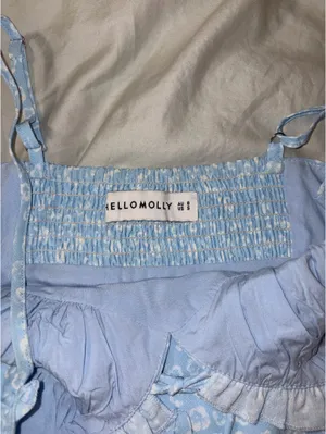 Hello Molly Mini Dress Blue thumbnail 4