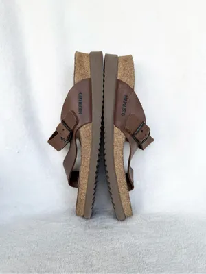 Mephisto Brown Leather Buckle Toe thumbnail 7