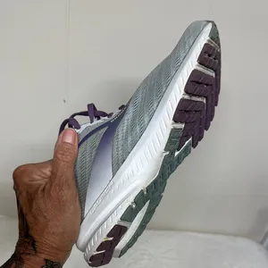 Brooks Gray and Purple Athletic Shoes for Running thumbnail 9