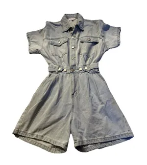 MABLE denim romper Size M Blue Size M thumbnail 1