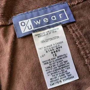 American Vintage Vintage Y2K corduroy A-Line skirt with zipper detail thumbnail 4
