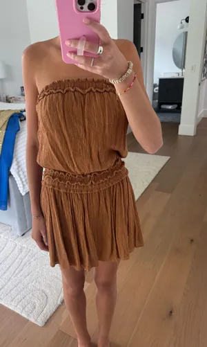 Mustard Seed Strapless Romper thumbnail 1