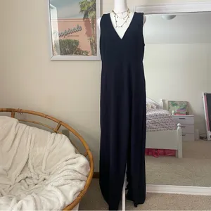 Birdy Grey Shamin Crepe Maxi Dress in Navy Blue Size XL thumbnail 3