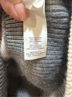Kate Spade Broome Street stripe Peplum Sweater size Small EUC thumbnail 2