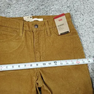 Levi's 94 Baggy Corduroy Brown Straight Leg Loose Pants Y2K 90s Size 24 x 31 thumbnail 11