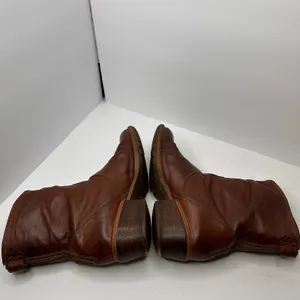Timberland Sutherlin Bay Brown Leather Slouch Ankle Boots Womens 9 Side Zip thumbnail 6