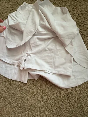 Halara White Women's Tennis Skirt- V waist thumbnail 3