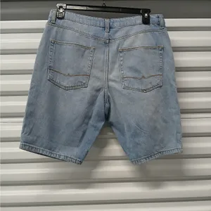 Asos Womens Denim Jeans Shorts Size 34 Waist Blue Preppy Deconstructed Casual thumbnail 2