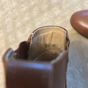 Pure Navy Weller Brown Faux Leather Booties, 9 NWOT thumbnail 4