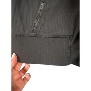Lululemon Black Hooded Full Zip Athletic Running Jacket Women Sz 8 thumbnail 9