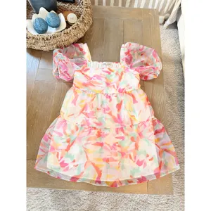 Crosby by Mollie Burch Babydoll Dress Womens Multicolor Large thumbnail 2