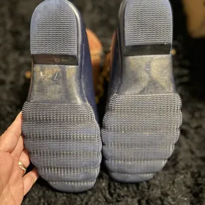 Steve Madden Navy and Brown Lace-Up Rain Boots thumbnail 5