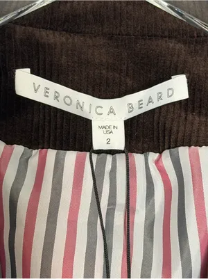 Veronica Beard Capucine Dickey Brown Corduroy Blazer Jacket Size 2 NWT thumbnail 7