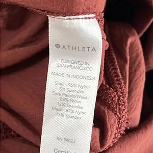 Athleta Trekkie Hybrid Crop Tight Cognac Brown Hiking Trail Pants 6 thumbnail 6