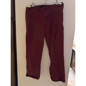 Sanctuary Womens Utility Cargo Pants Burgundy Wine Straight Leg Size 28 thumbnail 2