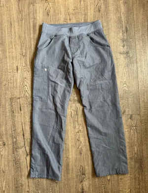 Figs Classic Fit Kade Cargo Scrub Pants Straight Leg- Slate Blue thumbnail 1