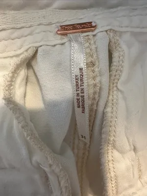 Free People White Wide Leg Jeans thumbnail 3