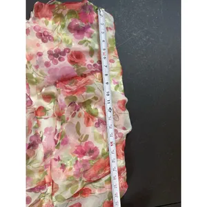 Abercrombie & Fitch Floral Strawberry Sheer Lined Tiered Strapless Dress NWT thumbnail 13
