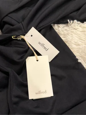 Wilfred Black Long-Sleeve Mock Neck Top thumbnail 3