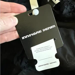 Innovare Denim Lace Jumpsuit Plunge Cutout Bethan Size L Black thumbnail 3