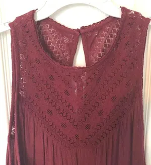 American Eagle Red Lace Tank thumbnail 4