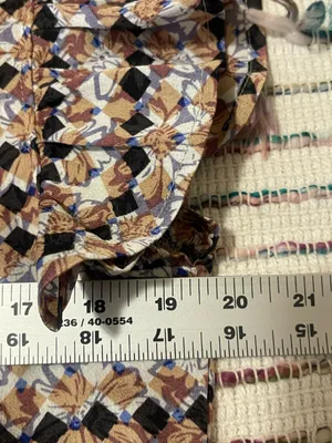 Entro Geometric Print Short Ruffle Sleeve Mini Dress Boutique Feminine thumbnail 10