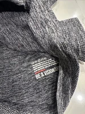 Gymshark vital seamless long sleeve shirt marled gray and black size large thumbnail 5