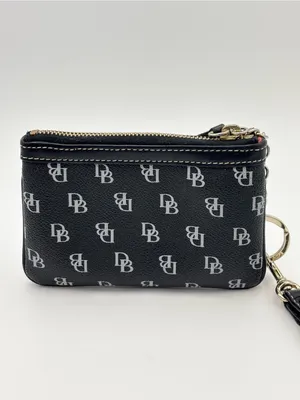 Dooney & Bourke‎ Black Logo Wristlet with Detachable Strap thumbnail 4