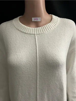 Haven Well Within Organic Cotton Elegant Cream Knit Sweater Dress NWT SM thumbnail 7