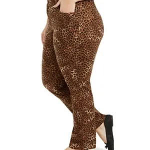 Charter Club PLUS SIZE Lexington Animal-Print Jeans 16W Stretch Denim Festival thumbnail 6