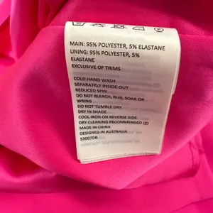 Bardot‎ Strapless Ruffled Bodycon Dress in Pink Size Extra Small thumbnail 9