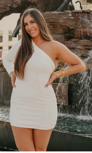 Hello Molly Mini Dress White thumbnail 1