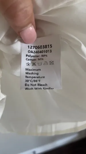Commense White Puff Sleeve Short Shirt Dress thumbnail 6