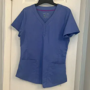Healing Hands Ladies scrub top Size M thumbnail 1