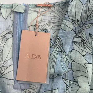 NWT Alexis Ruth‎ floral mini dress blue sz M thumbnail 7
