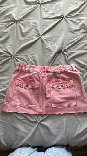 Aerie Jean Skirt Mini thumbnail 3