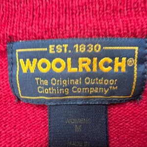 Woolrich Sweater Vest Womens Medium Red 100% Lambswool‎ Holiday Christmas Zip Up thumbnail 10