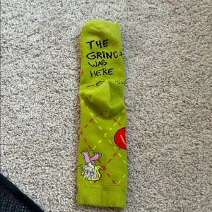 Grinch Green in McDonald Crew Sock. thumbnail 4